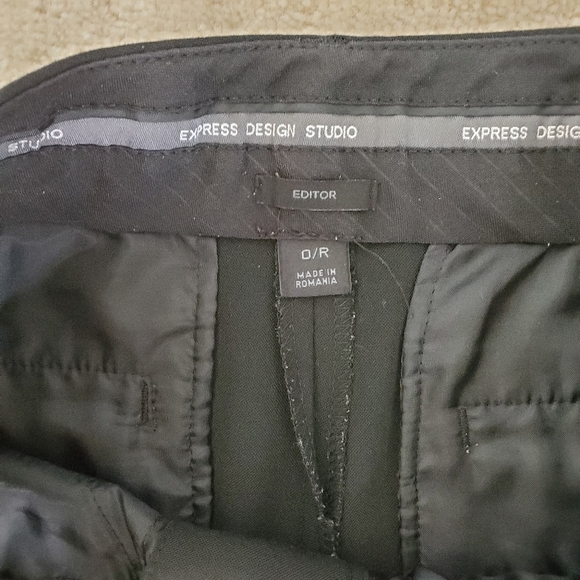 Express Black Editor Pants for work career - Picture 7 of 7